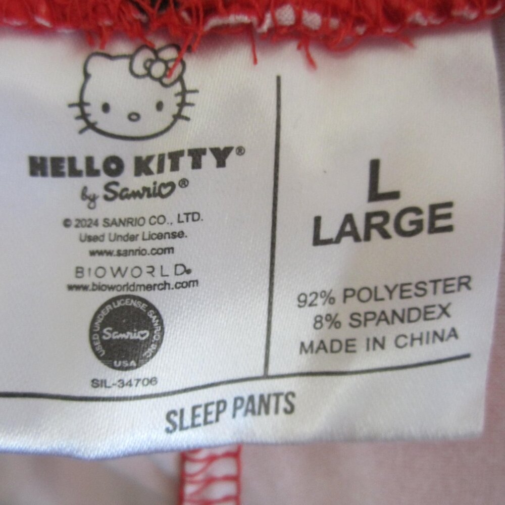 Hello Kitty Red Sleep Wear Pants - Picture 5 of 5
